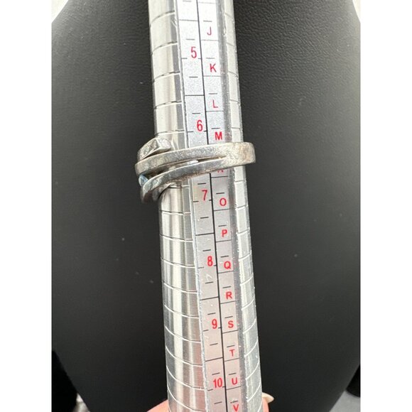 Blue Topaz in Sterling Silver 925 Marked Ring Size 6.5 - Picture 10 of 10